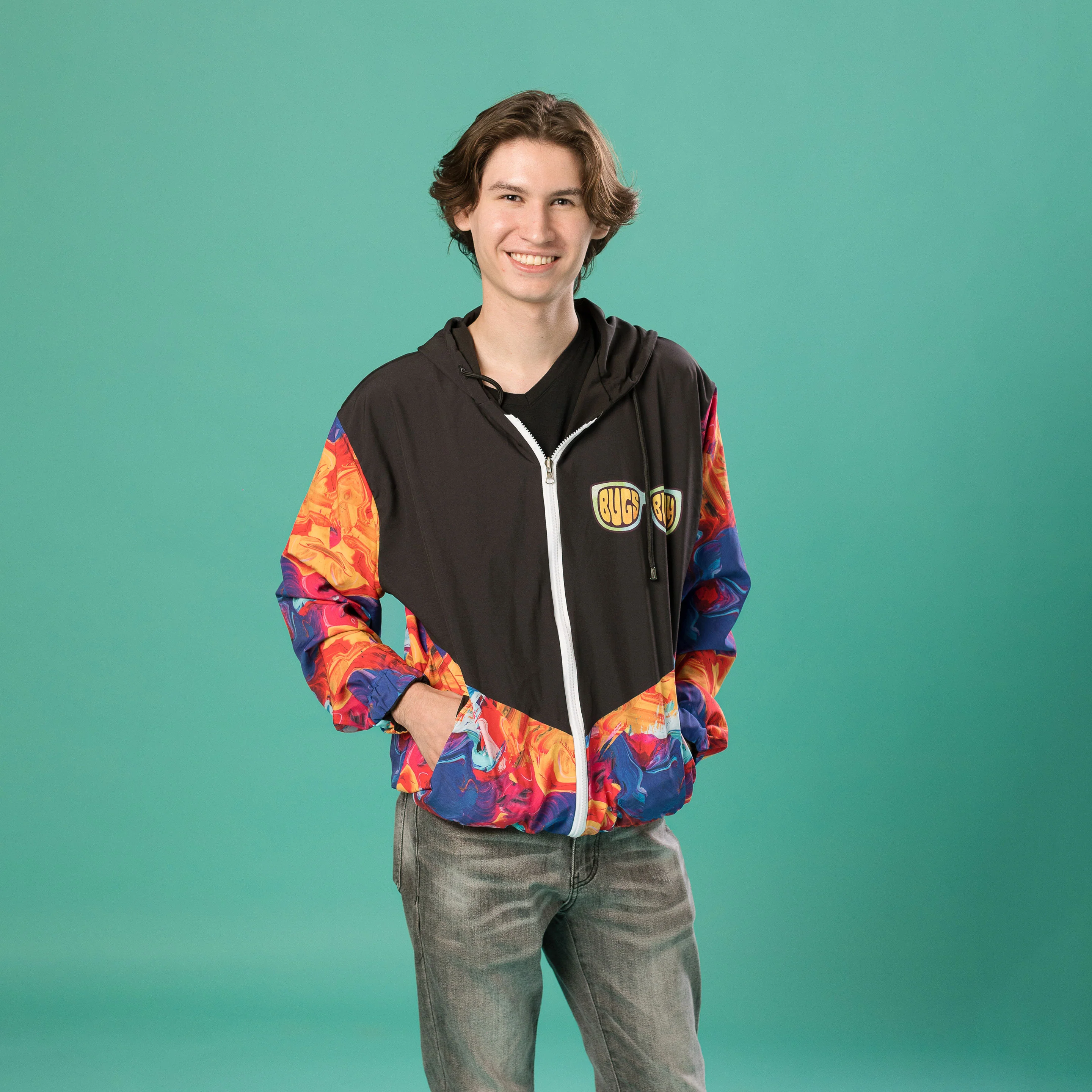 Bomber Jacket Bugs Bunny Fire - Image 3