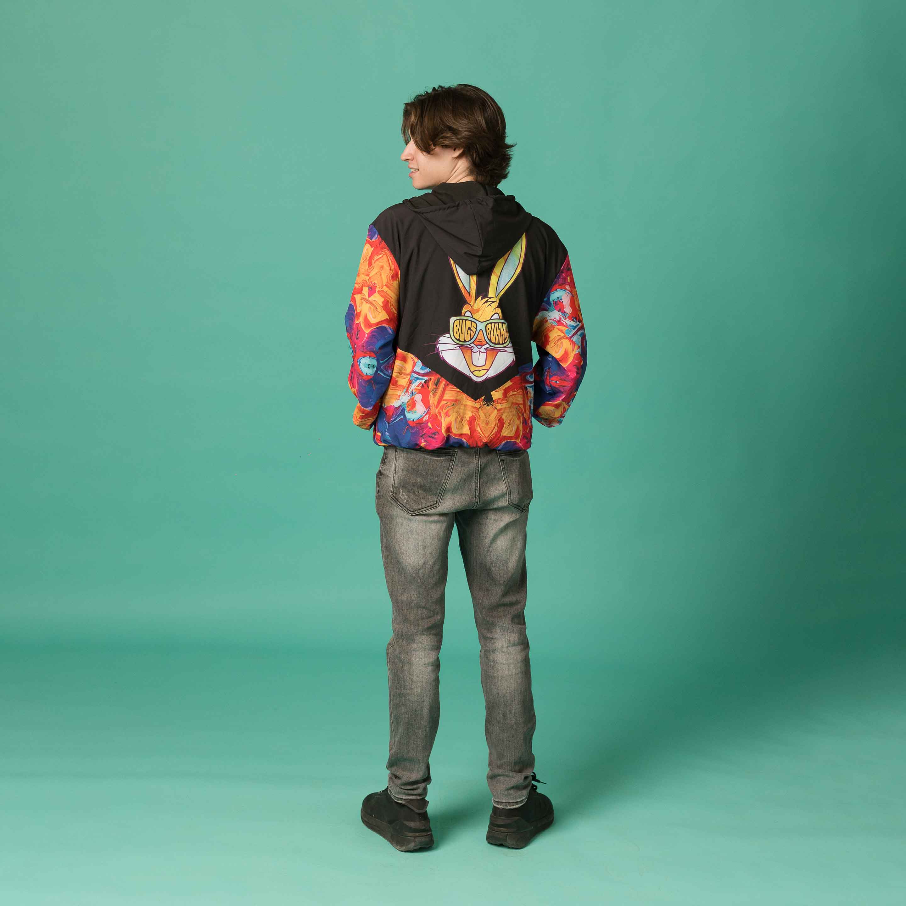 Bomber Jacket Bugs Bunny Fire - Image 5