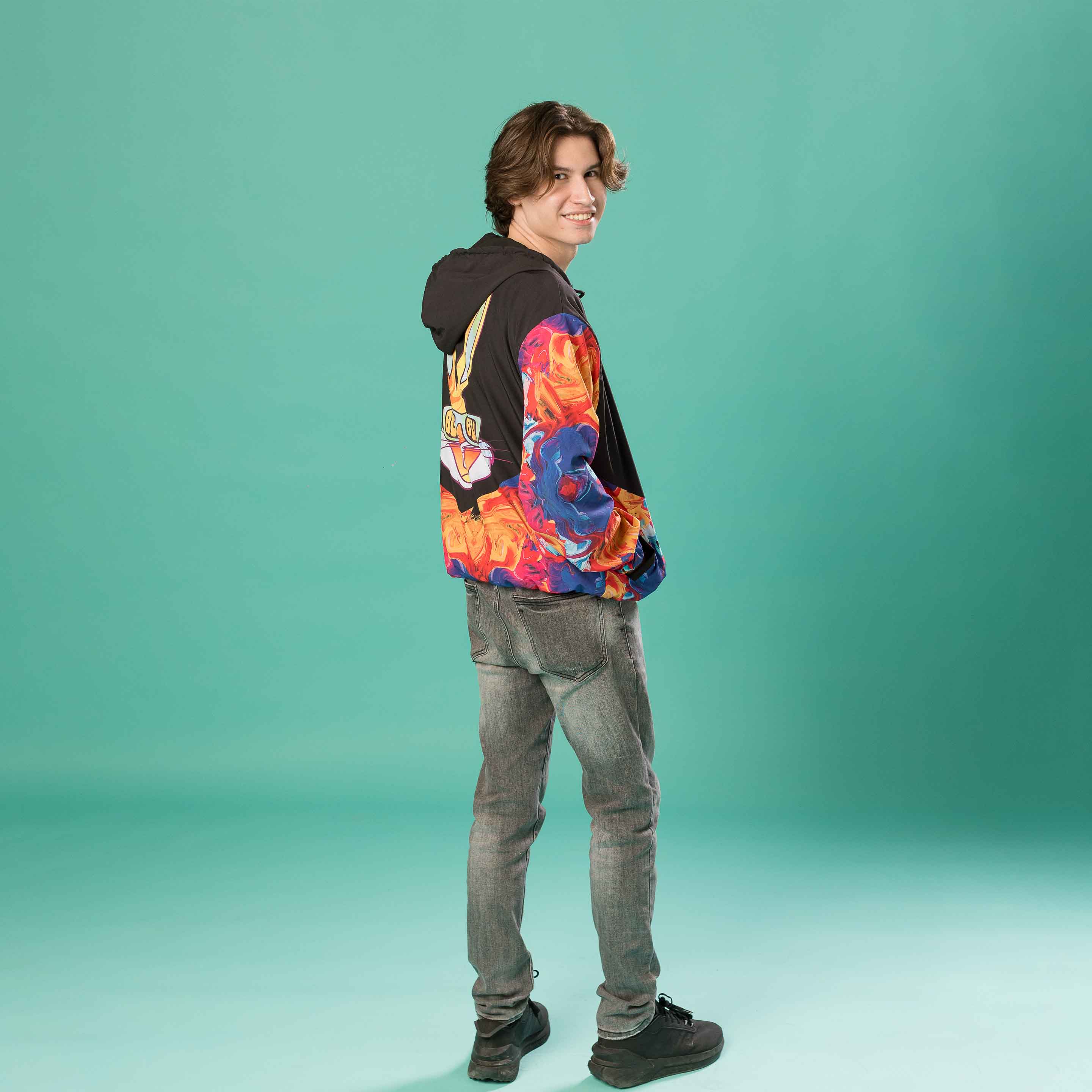 Bomber Jacket Bugs Bunny Fire - Image 6