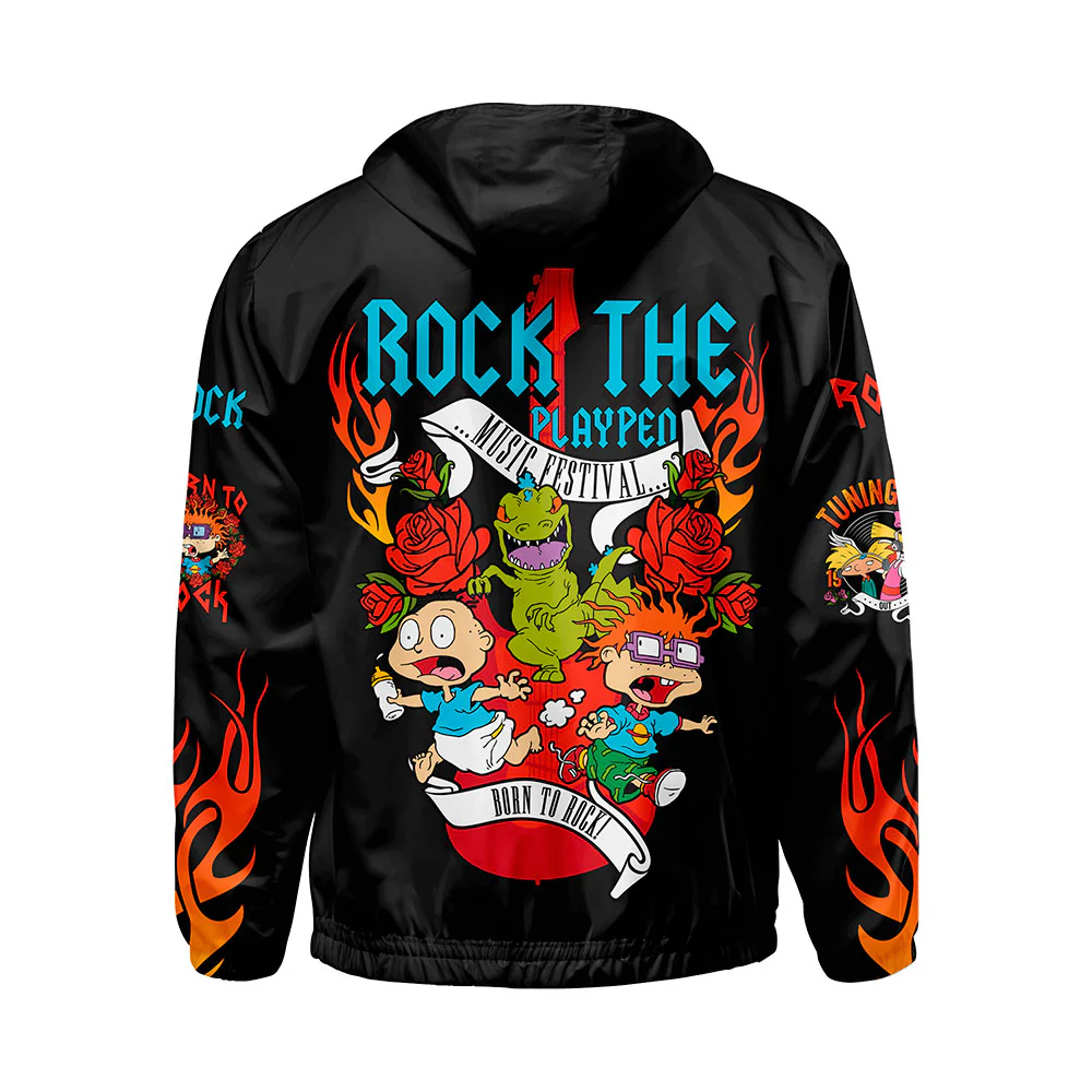 Bomber Jacket Rock 90s Rugrats - Image 2