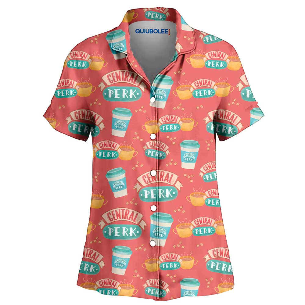 Camisa Pijama Central Perk Coffee