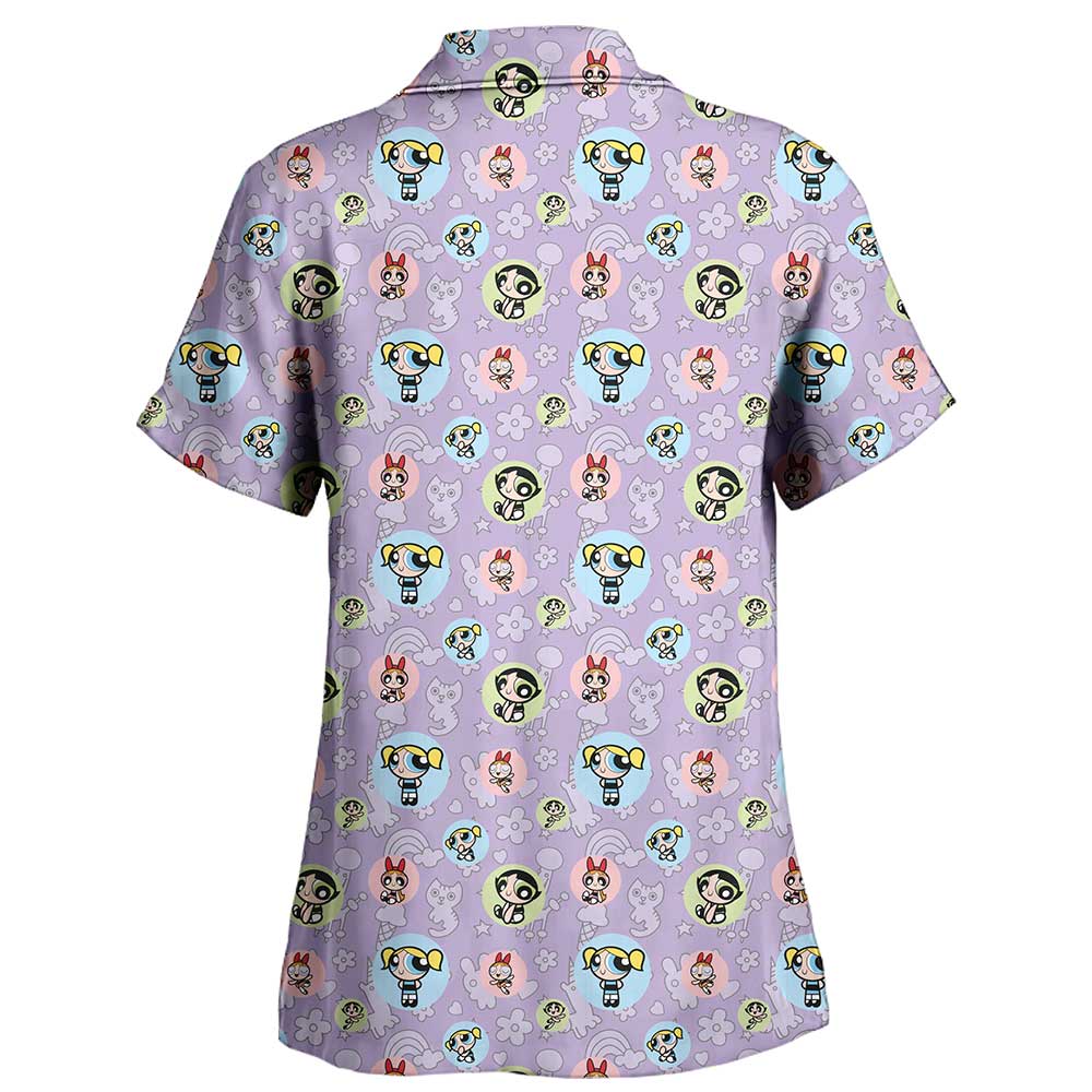 Camisa Pijama Chicas Superpoderosas Lila - Image 2