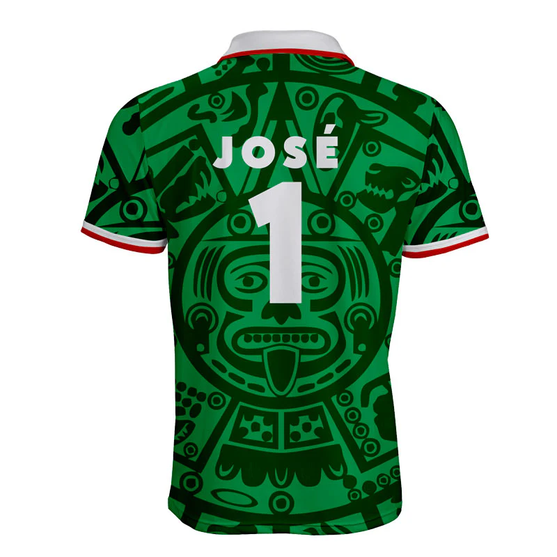 Playera Polo México Retro Personalizada - Image 3
