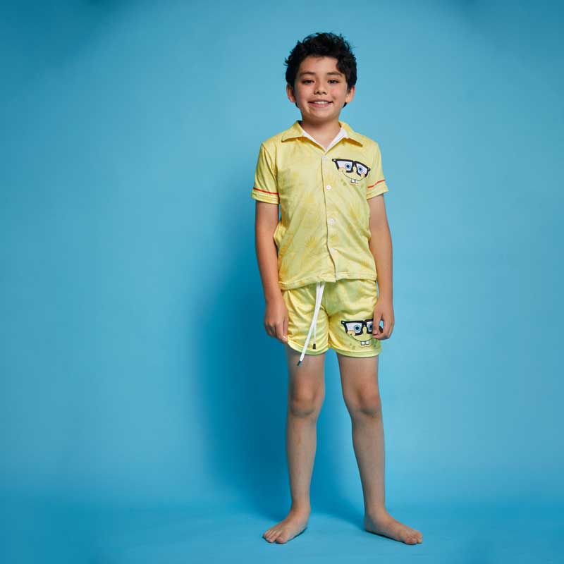 Conjunto Camisa Pijama Bob Esponja Lentes - Image 5