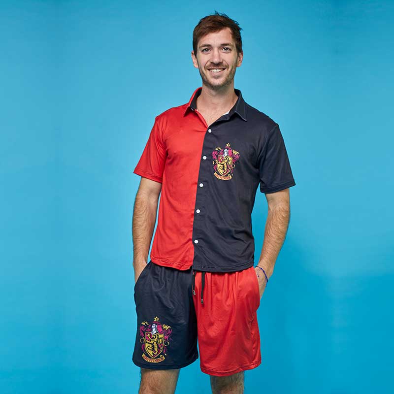 Conjunto Camisa Pijama Gryffindor Cáliz de Fuego - Image 3