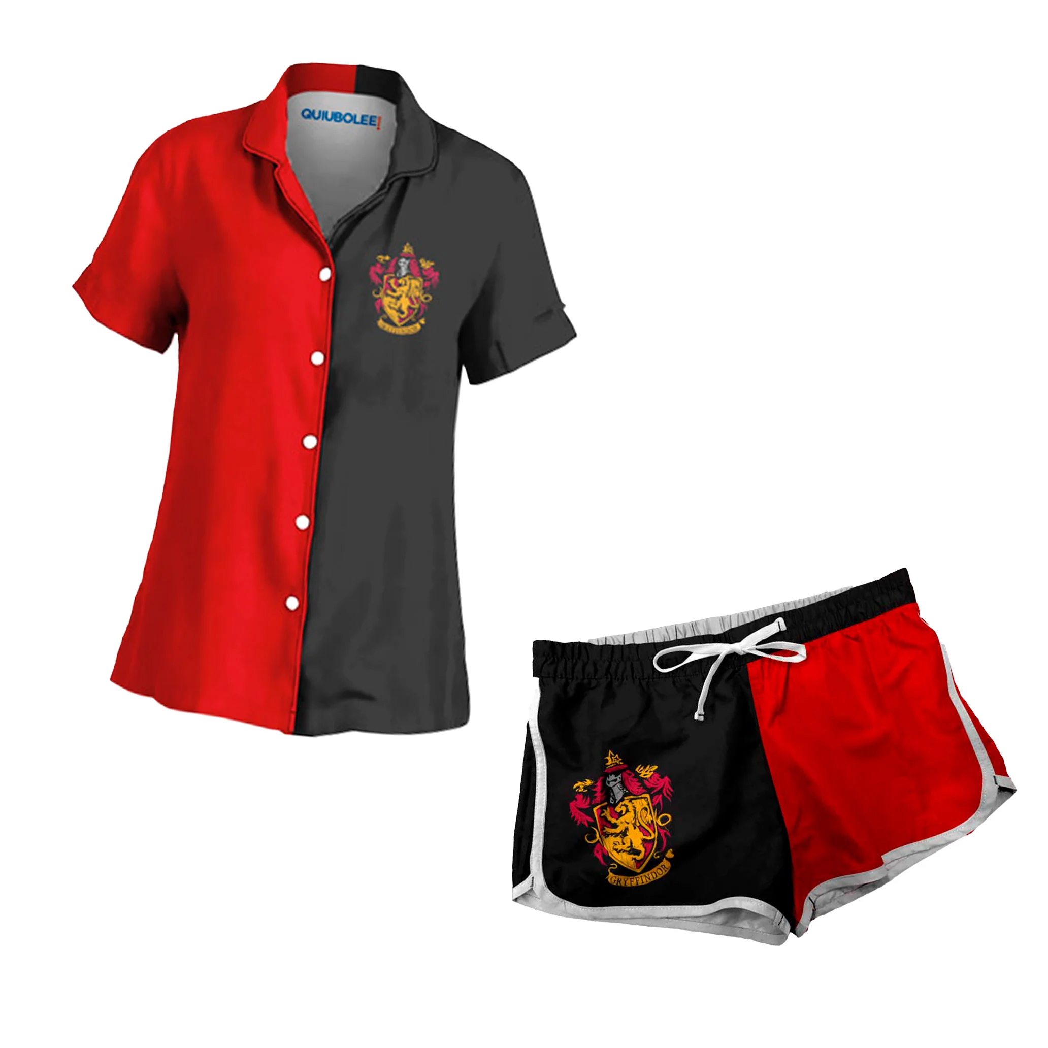 Conjunto Camisa Pijama Gryffindor Cáliz de Fuego - Image 8