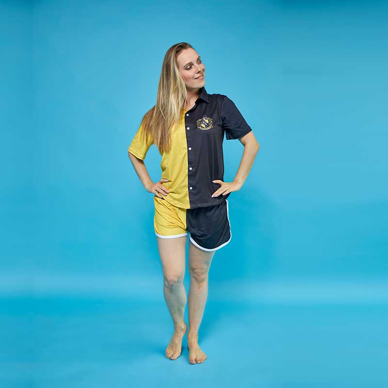 Conjunto Camisa Pijama Hufflepuff Cáliz de Fuego - Image 3