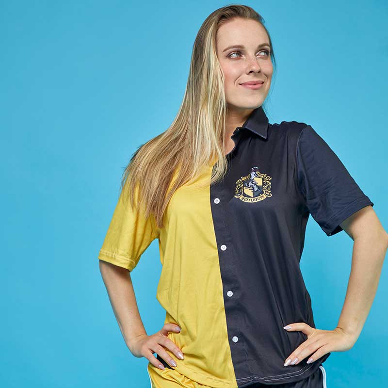 Conjunto Camisa Pijama Hufflepuff Cáliz de Fuego - Image 5