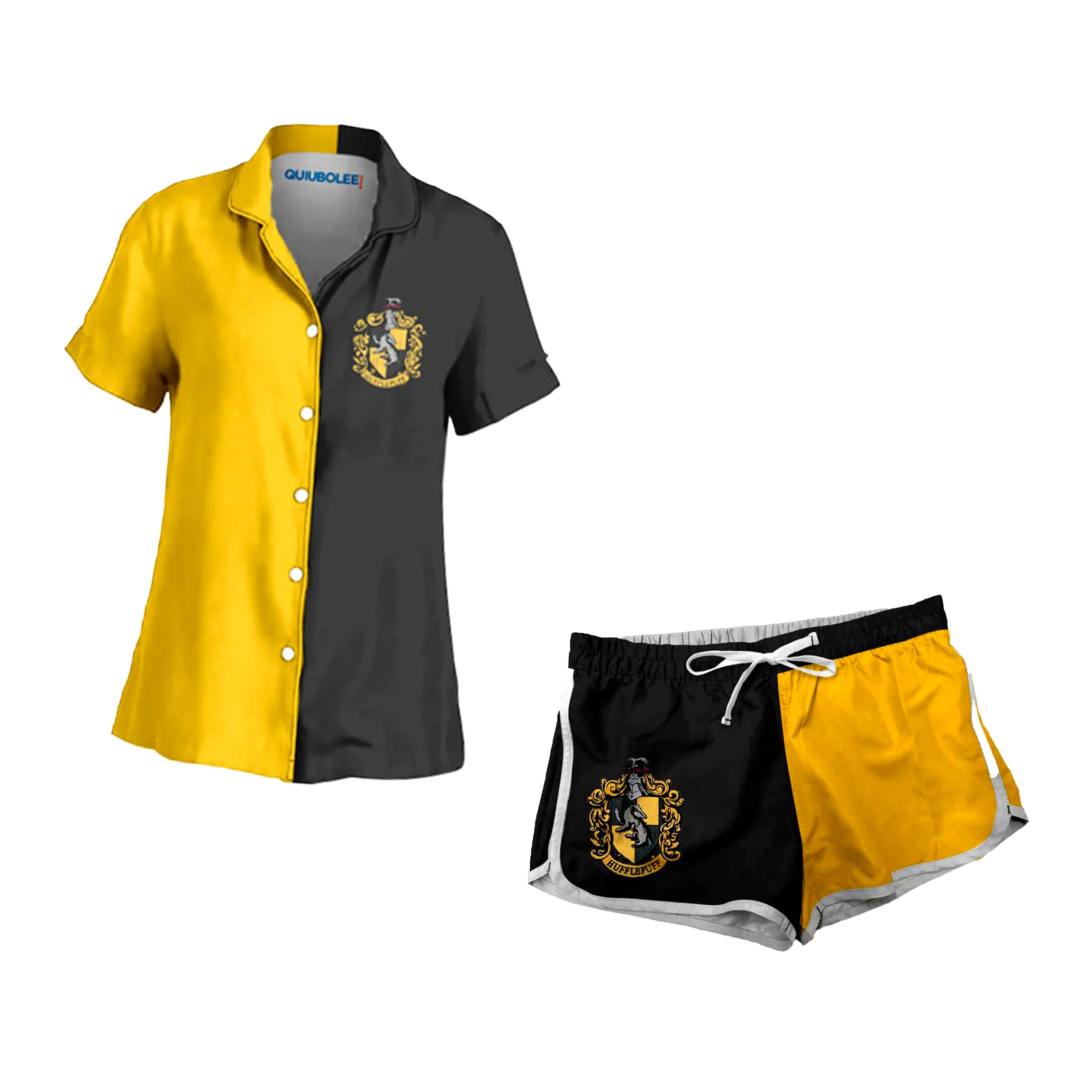 Conjunto Camisa Pijama Hufflepuff Cáliz de Fuego - Image 9