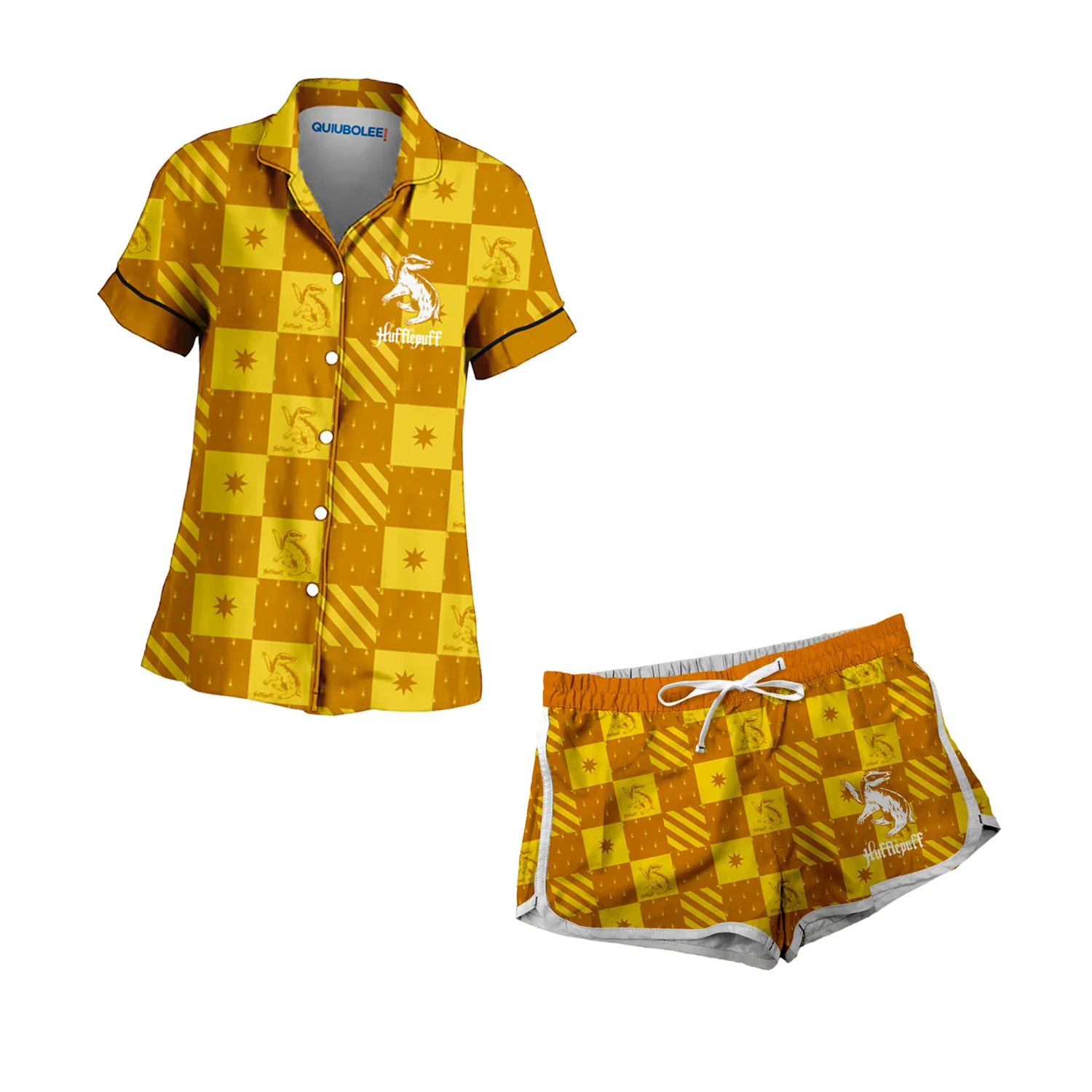 Conjunto Camisa Pijama Hufflepuff Magic - Image 11