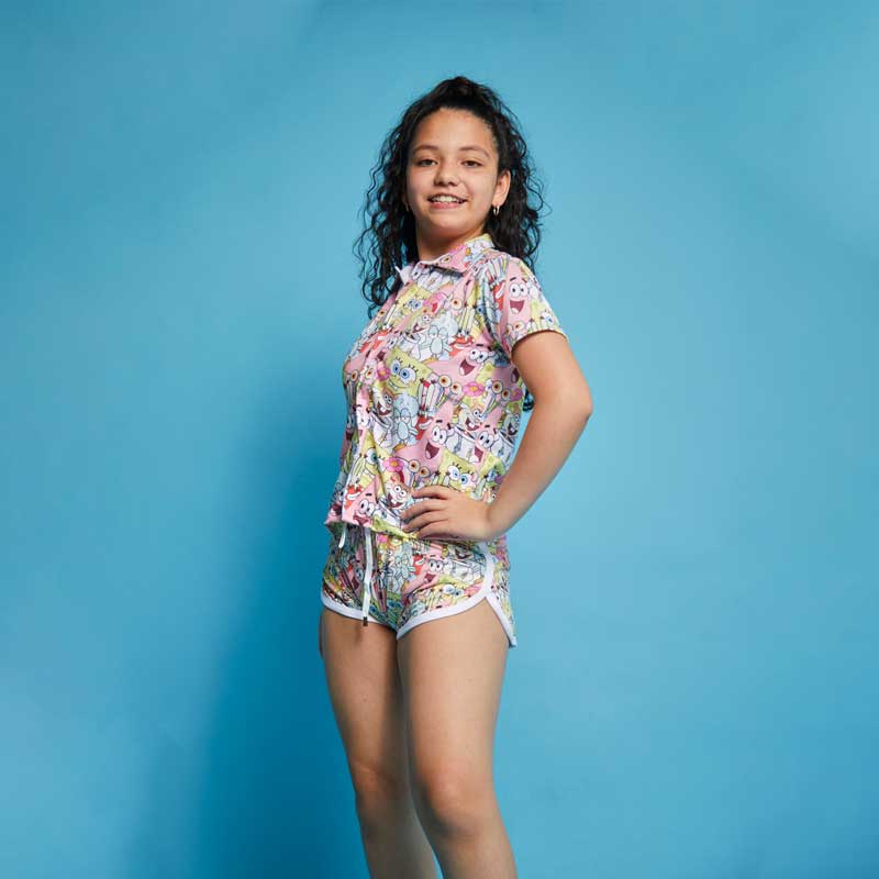 Conjunto Camisa Pijama Amigos Esponjosos - Image 6
