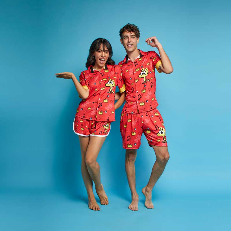 Conjunto Camisa Pijama Woodstock Sorpendido - Image 3