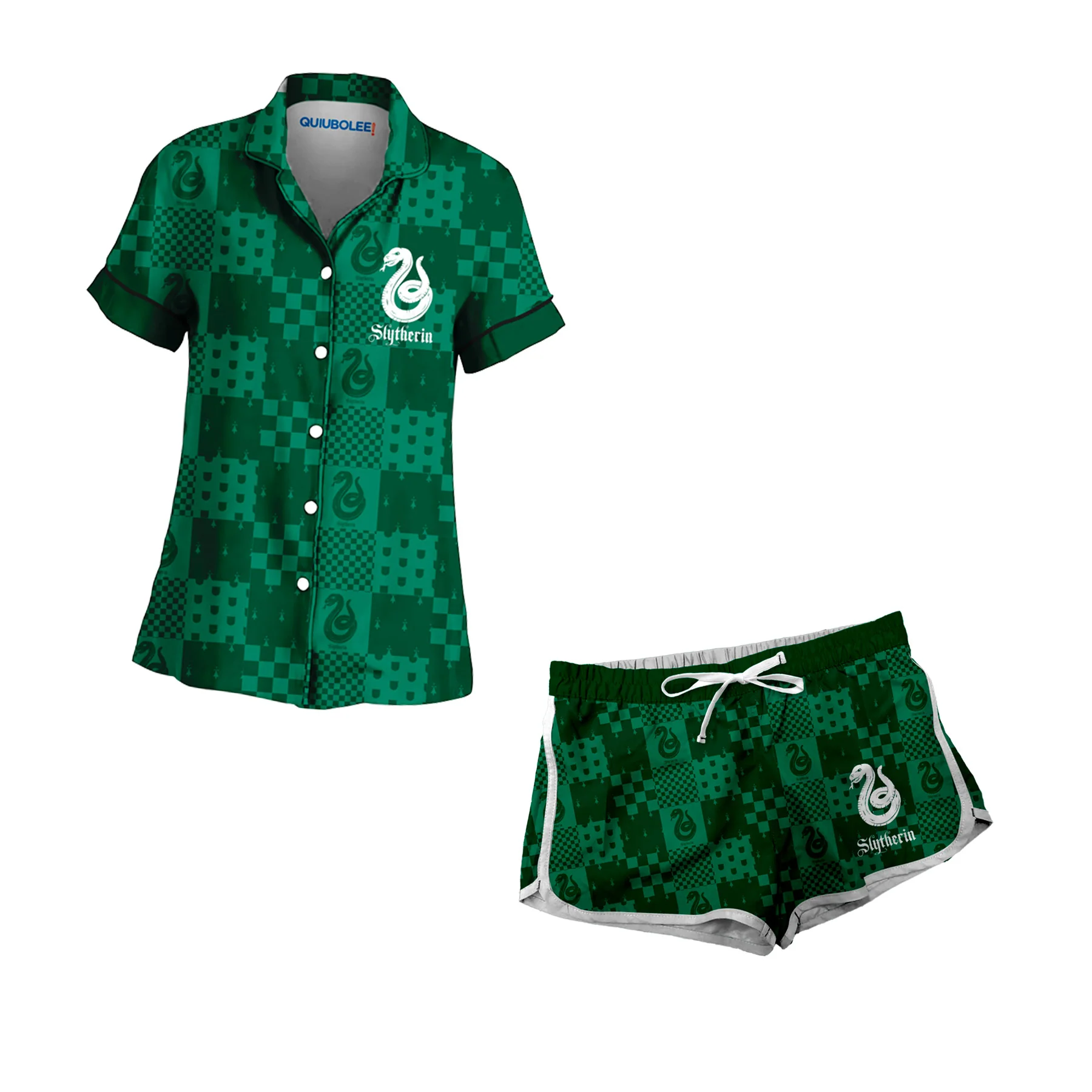 Conjunto Camisa Pijama Slytherin Magic - Image 11