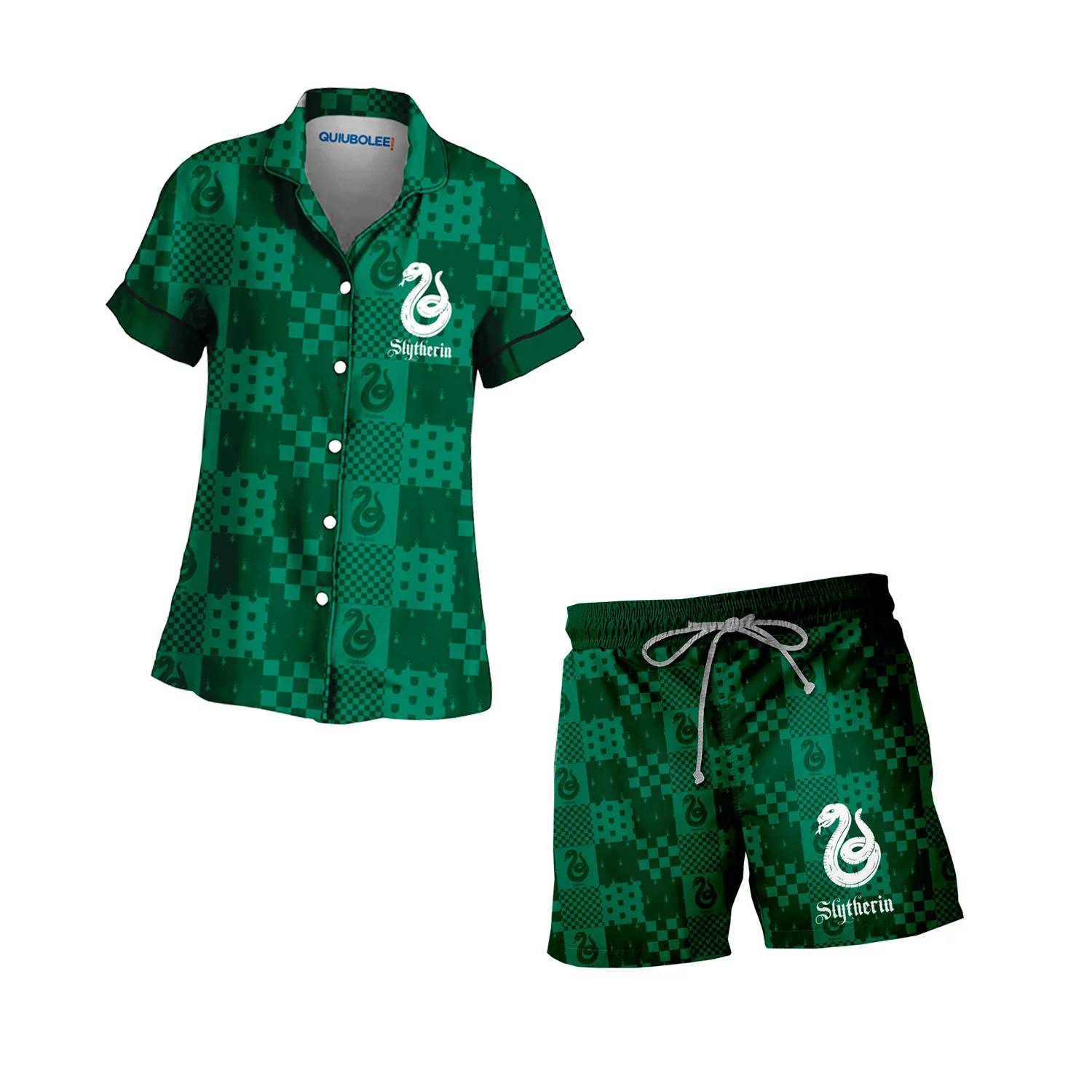 Conjunto Camisa Pijama Slytherin Magic - Image 12