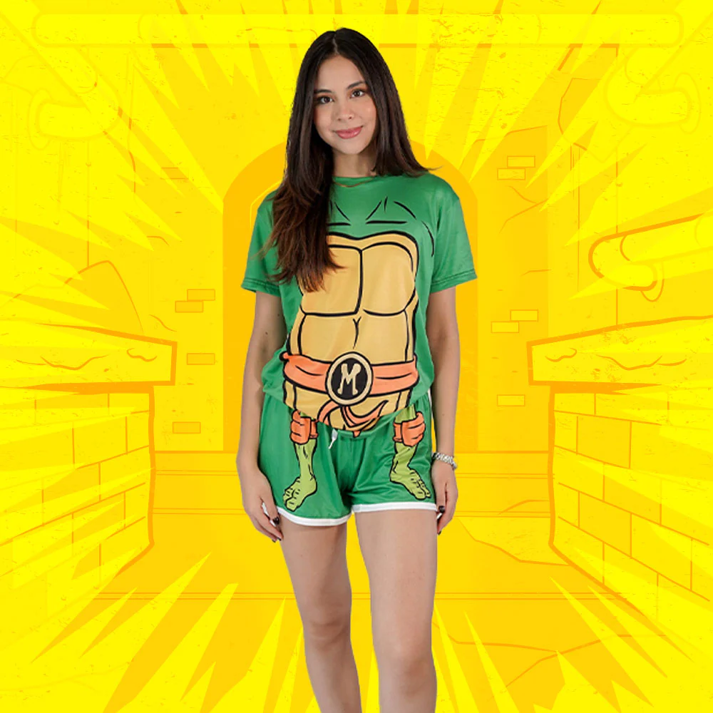 Conjunto Pijama Tortuga Ninja Michelangelo - Image 3