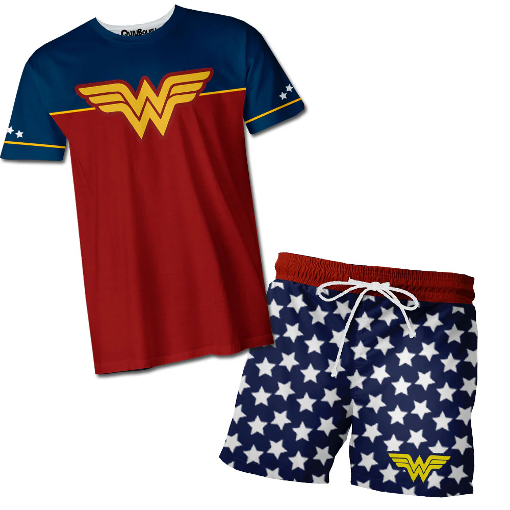 Conjunto Pijama Wonder Woman Oficial - Image 6