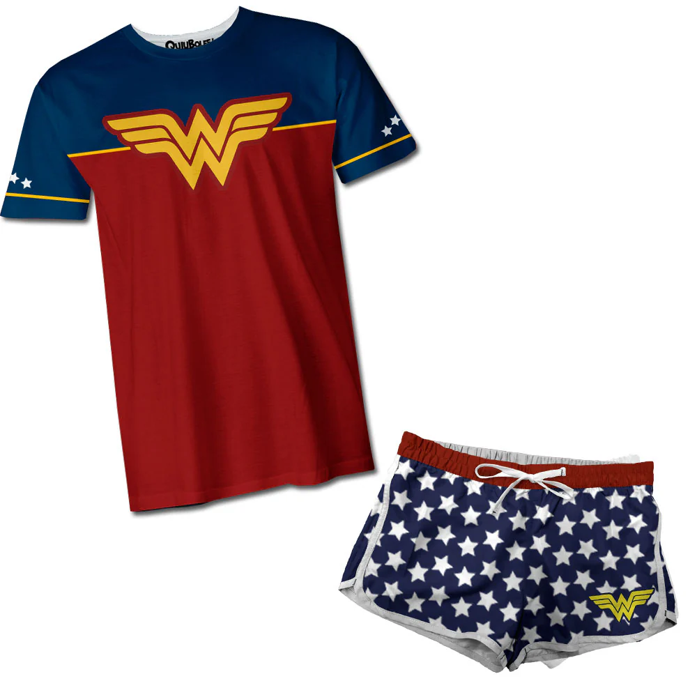 Conjunto Pijama Wonder Woman Oficial - Image 7