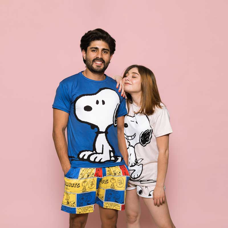 Conjunto Pijama Snoopy Peanuts Blue - Image 3