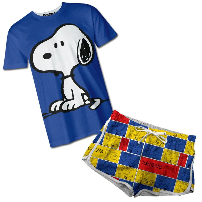 Conjunto Pijama Snoopy Peanuts Blue - Image 4