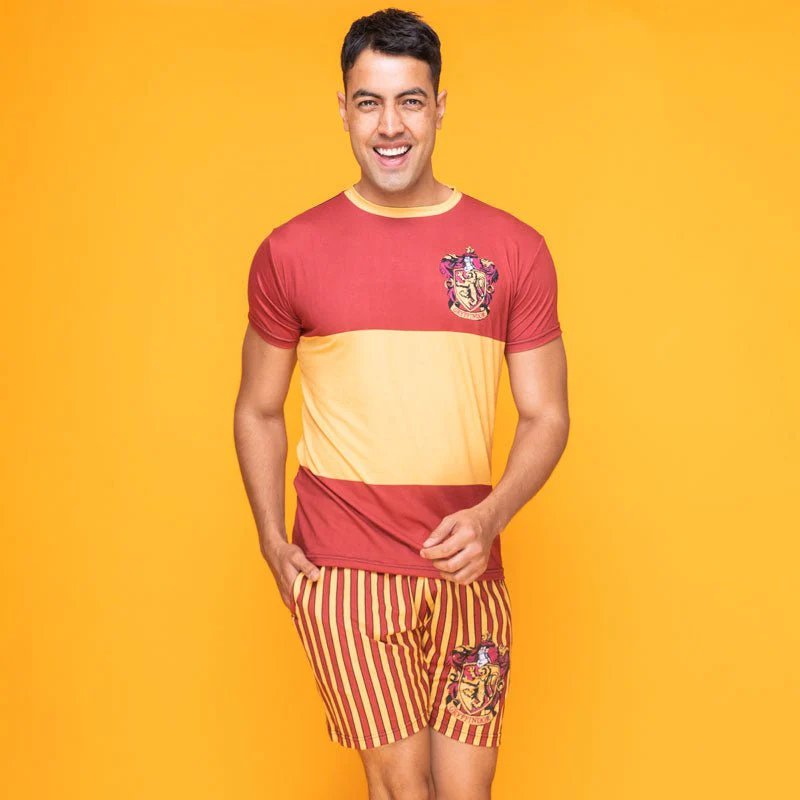 Conjunto Pijama Uniforme Quidditch Gryffindor