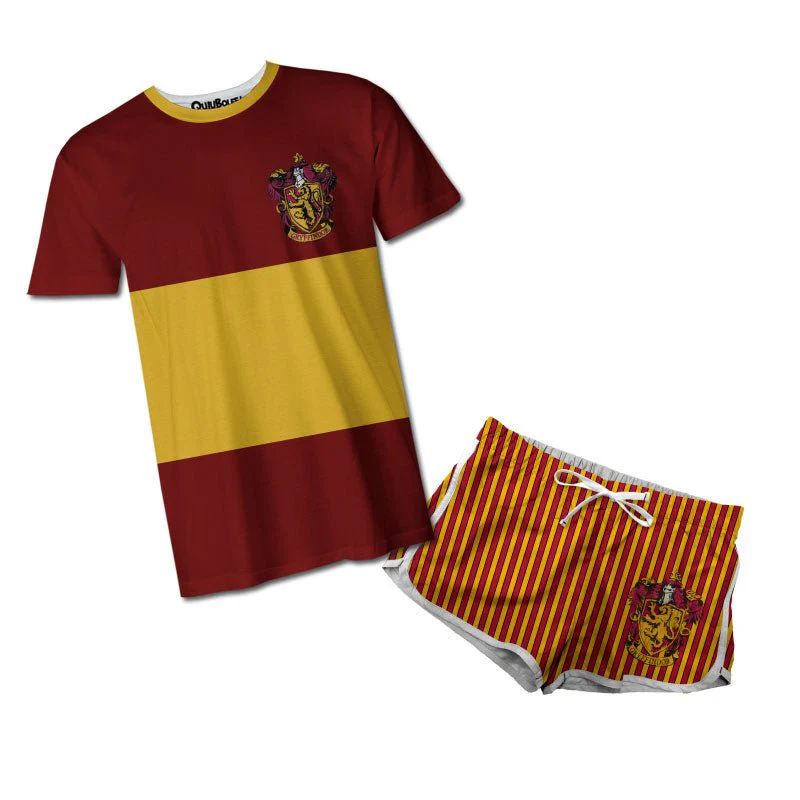 Conjunto Pijama Uniforme Quidditch Gryffindor - Image 5