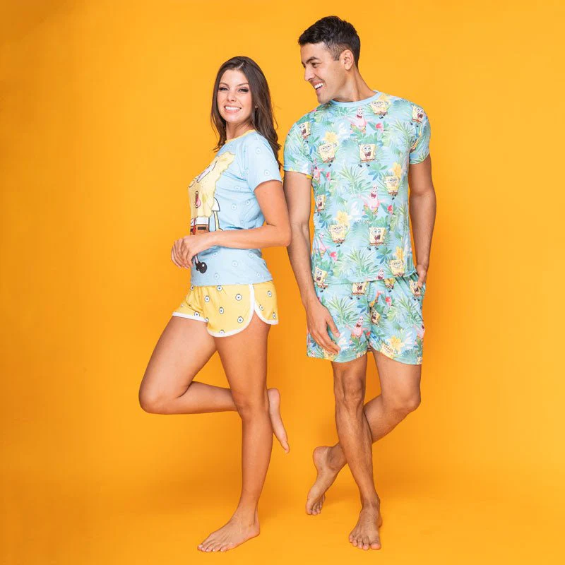Playera Pijama Bob Esponja y Patricio Tropical - Image 4