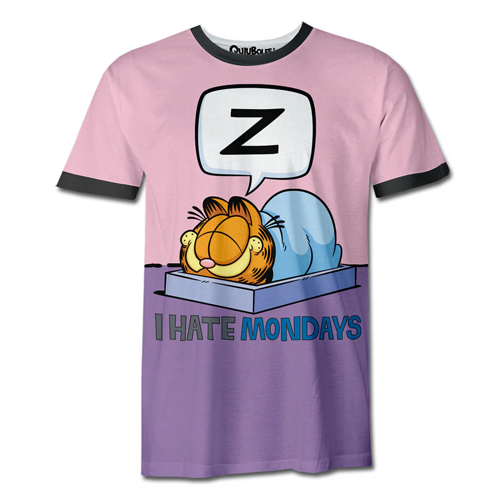 Playera Pijama Garfield Hate Mondays