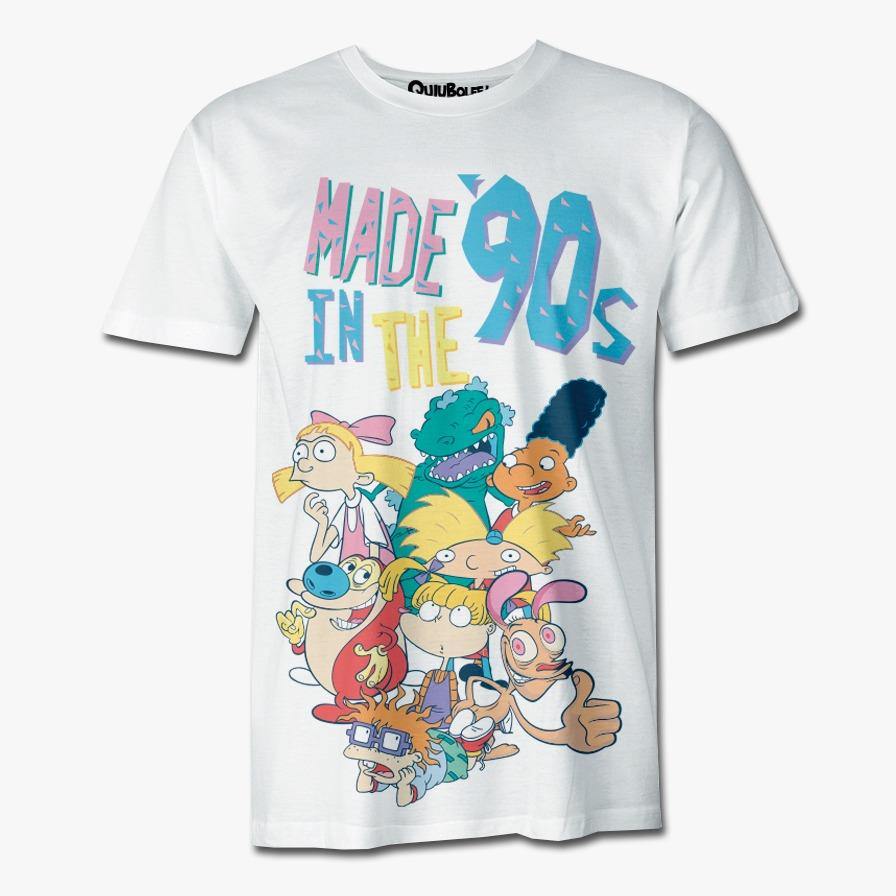 Playera Pijama Made In The 90`s Nickelodeon