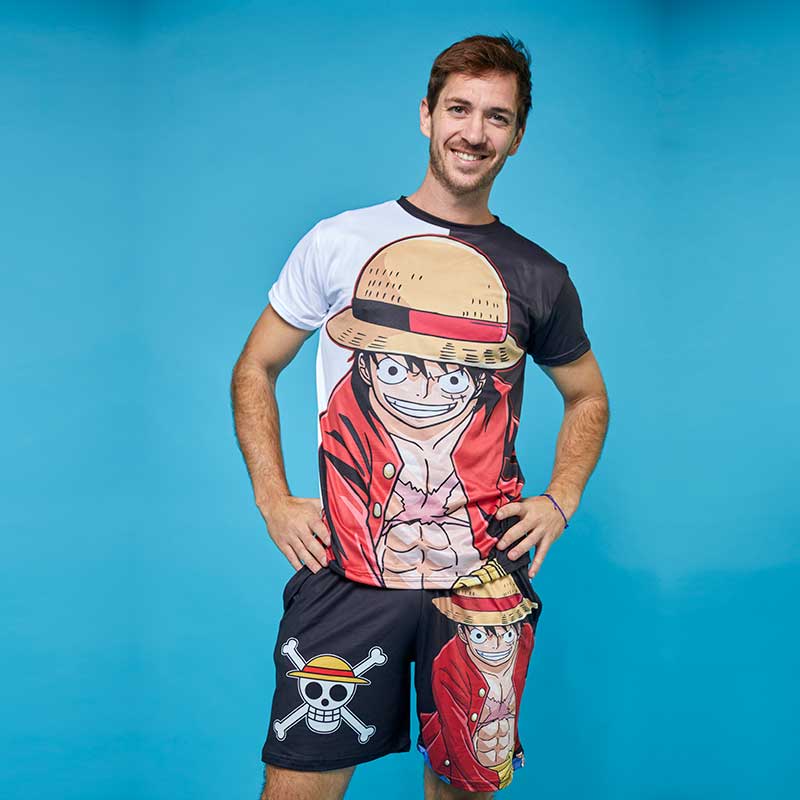 Playera Pijama One Piece Luffy Sombrero De Paja - Image 2
