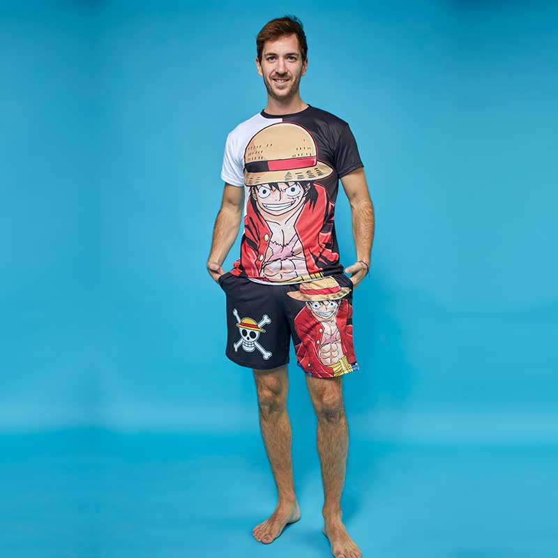 Playera Pijama One Piece Luffy Sombrero De Paja - Image 3