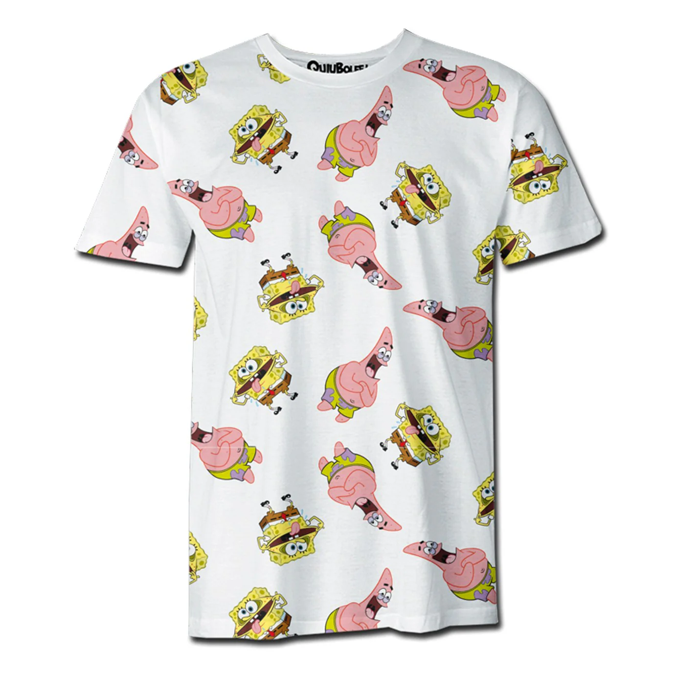 Playera Pijama Patricio y Bob Esponja Piñas