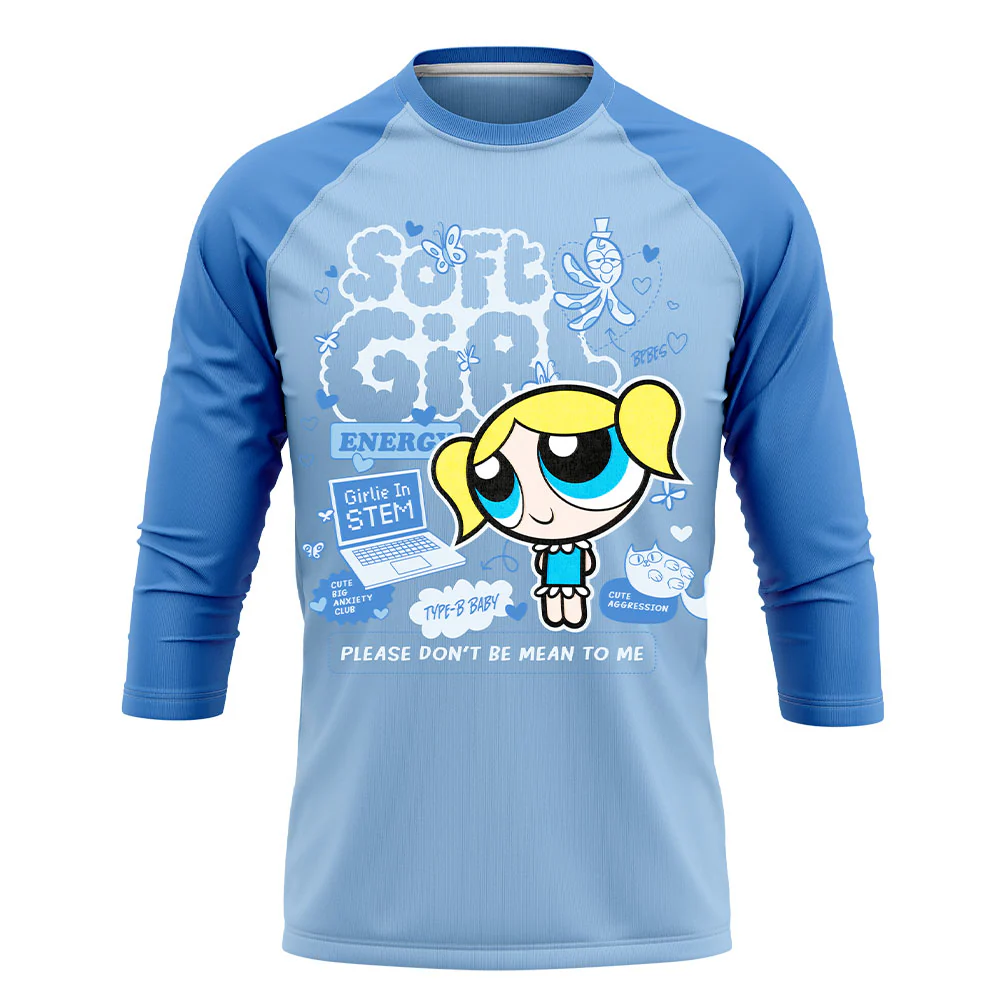 Playera Pijama Ranglan Burbuja