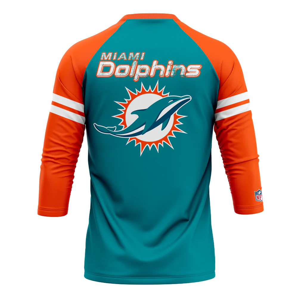 Playera Pijama Ranglan Miami Dolphins Classic - Image 2