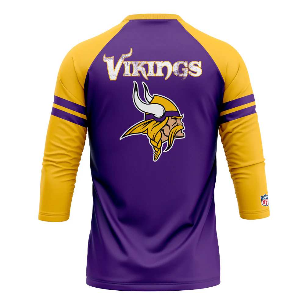 Playera Pijama Ranglan Minnesota Vikings Classic - Image 2