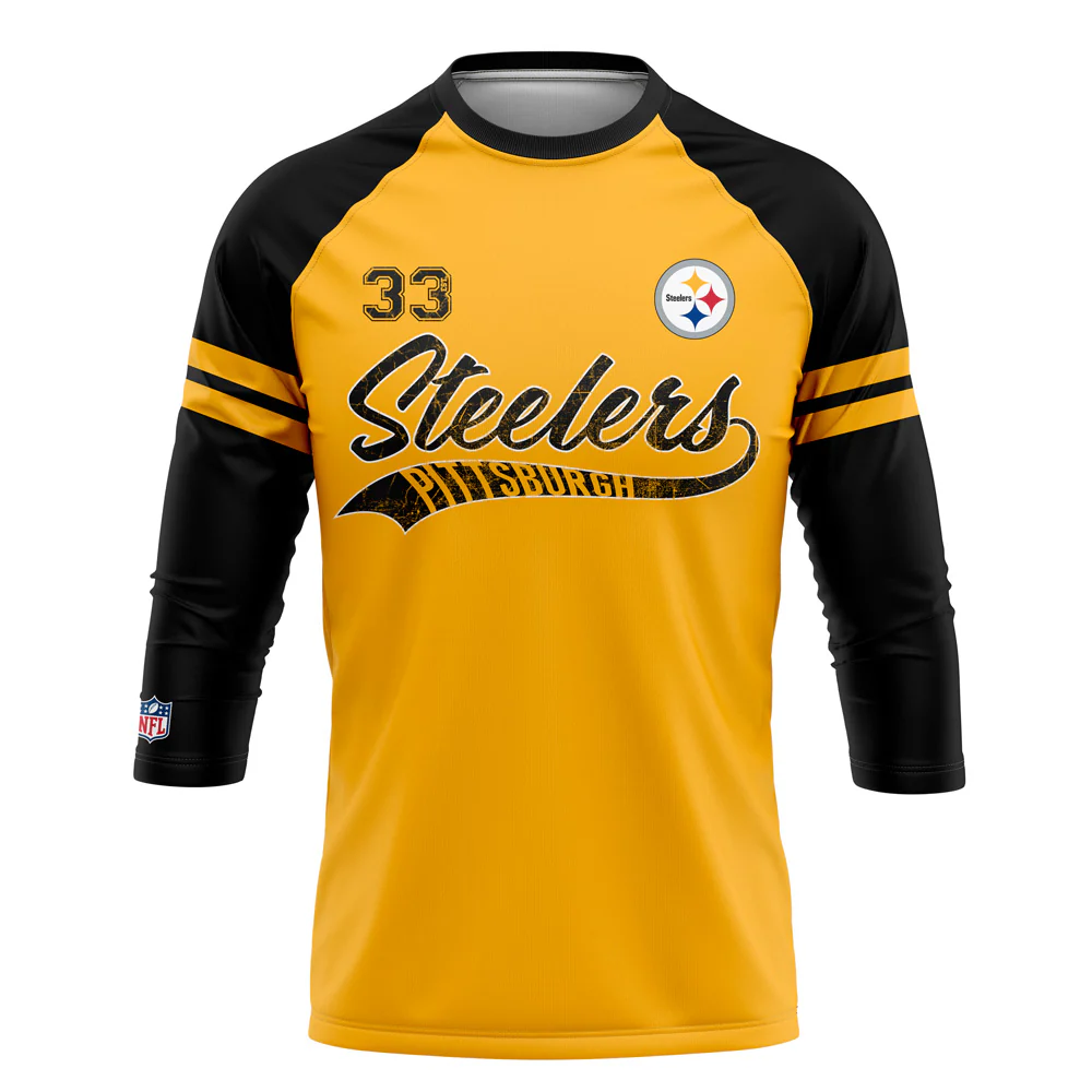 Playera Pijama Ranglan Pittsburgh Steelers Classic