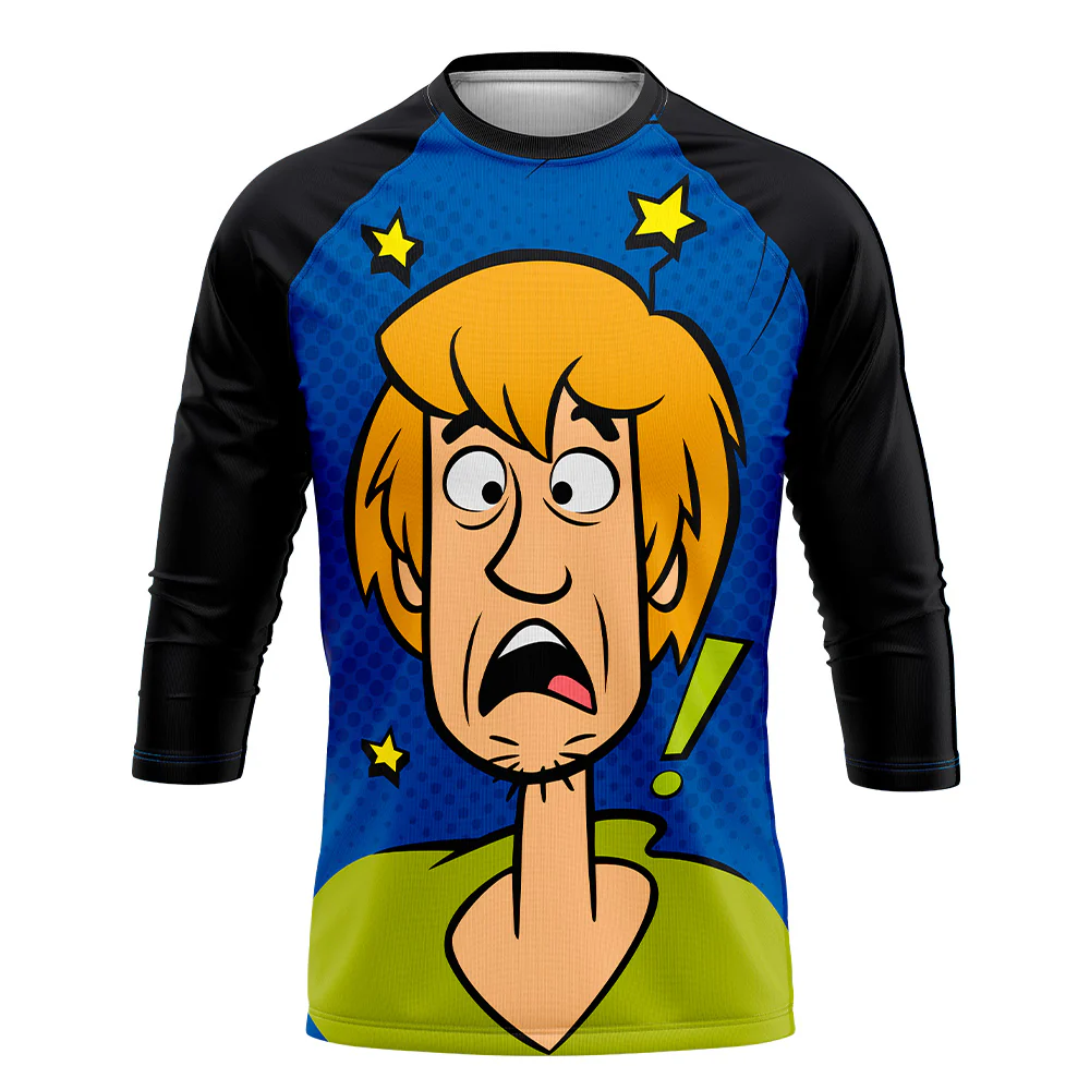 Playera Pijama Ranglan Shaggy Blue