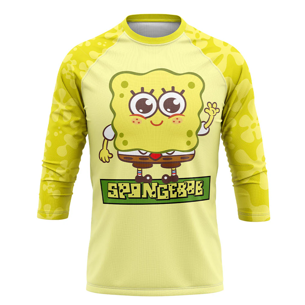 Playera Pijama Ranglan Sponge Bob
