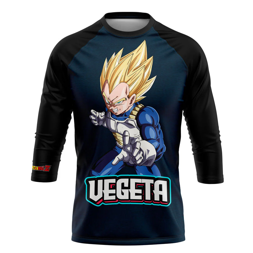 Playera Pijama Ranglan Vegeta Saiyajin
