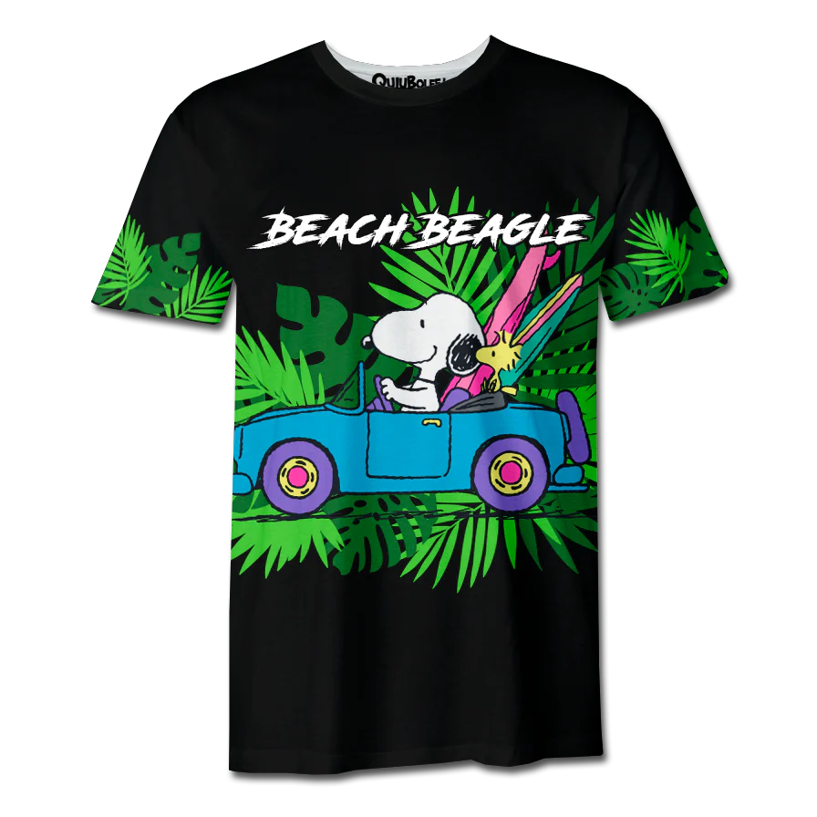 Playera Pijama Snoopy Beach Beagle