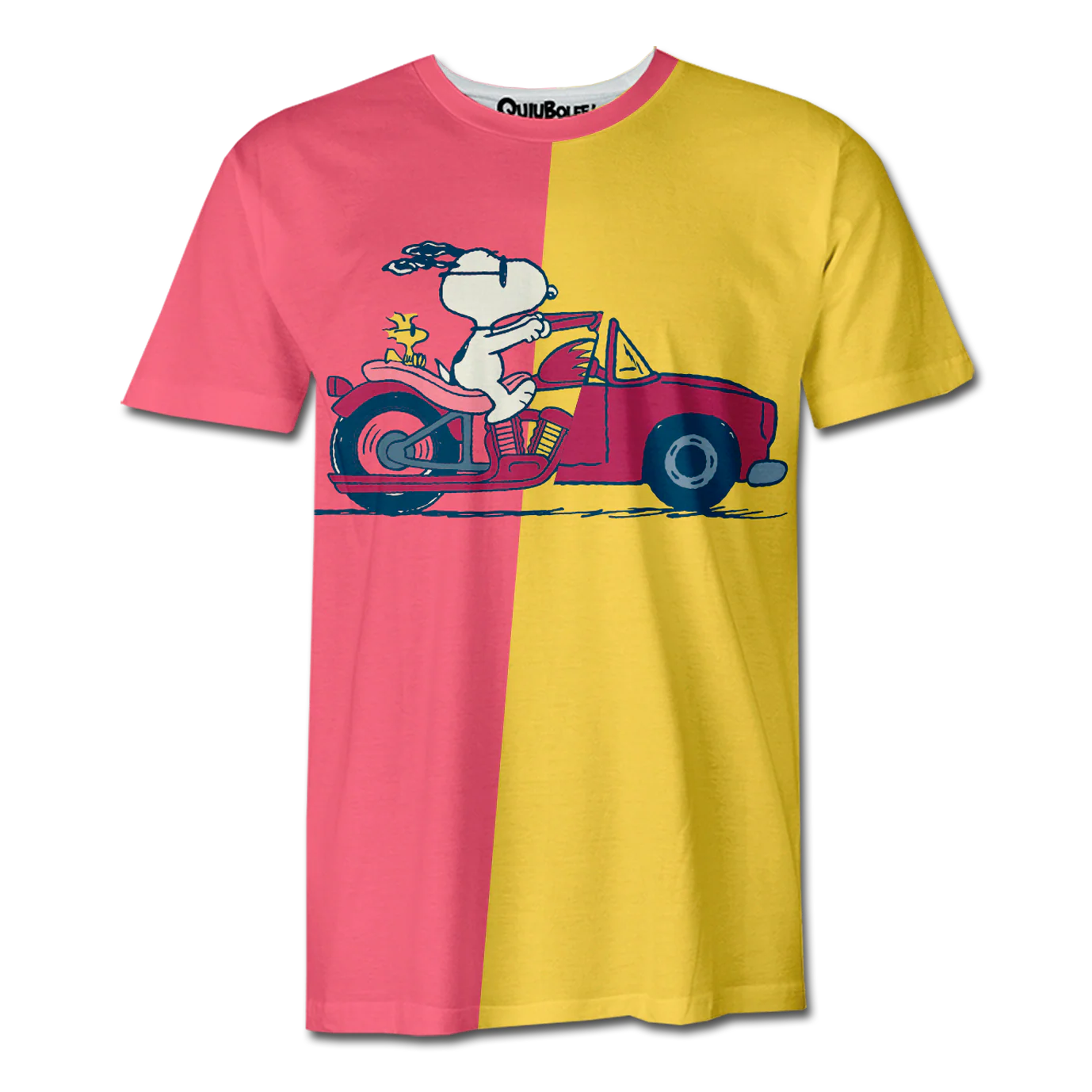Playera Pijama Snoopy Motociclista