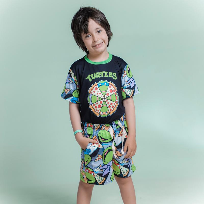 Playera Pijama Tortuga Ninja Pizza - Image 5