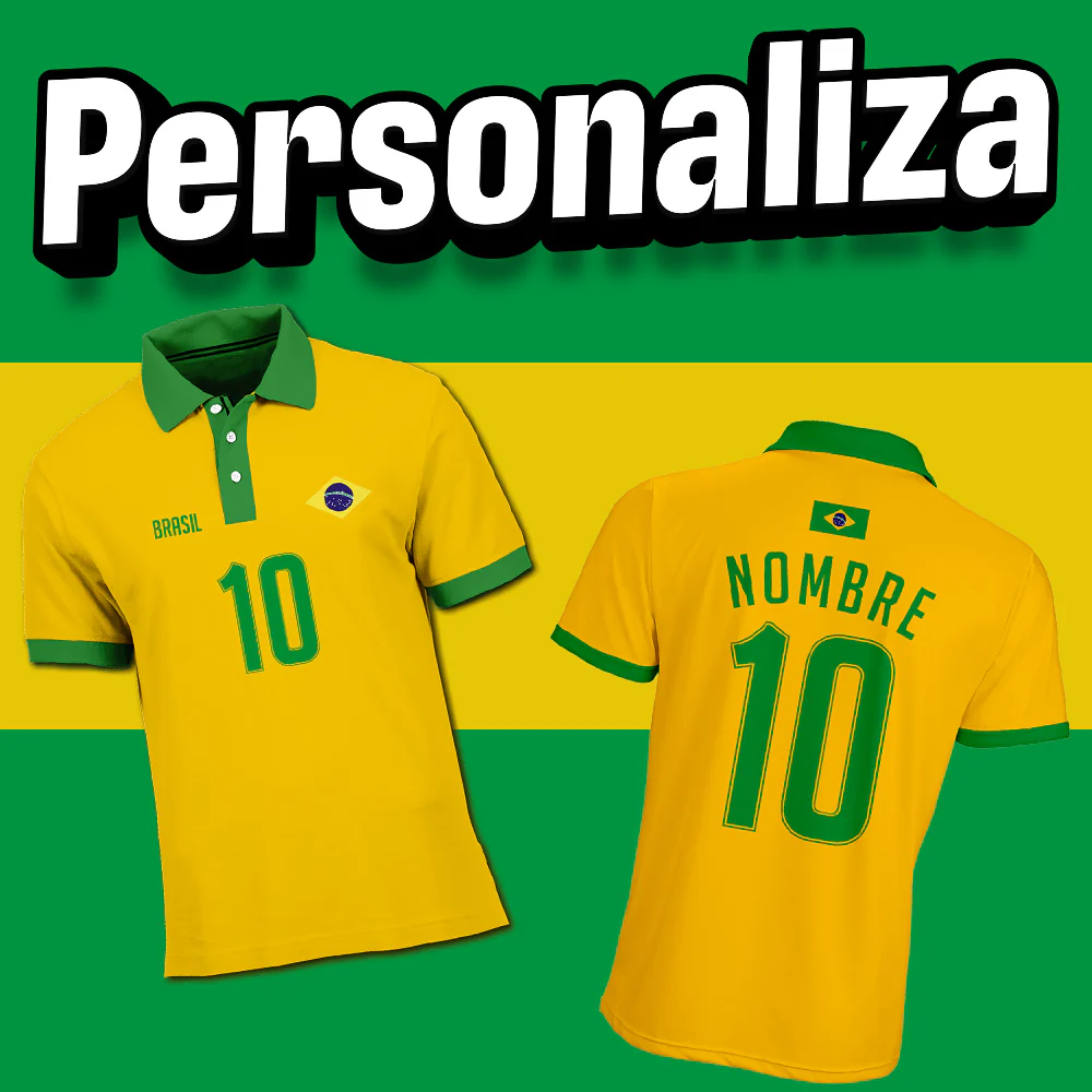 Playera Polo Brasil Retro - Image 3