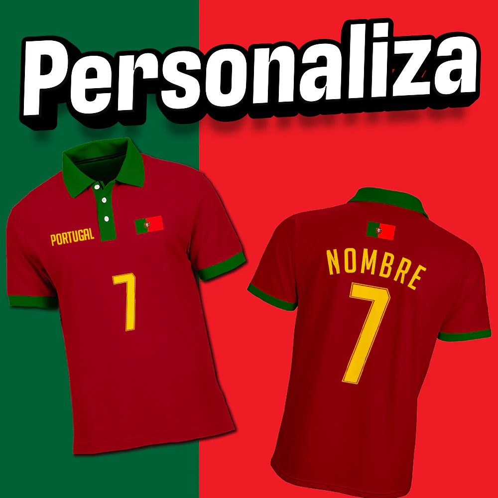 Playera Polo Portugal Retro - Image 3