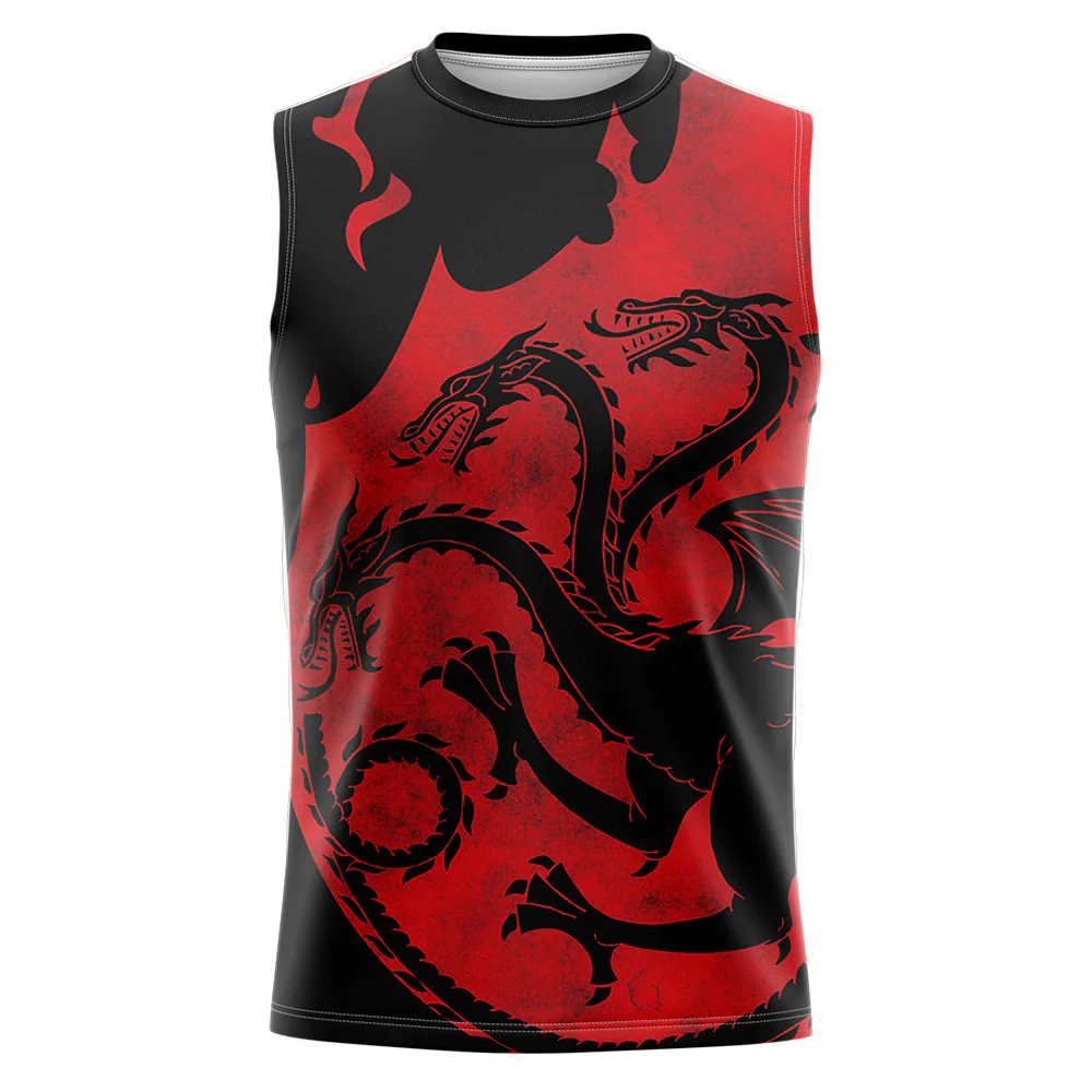 Playera Sin Mangas House Targaryen