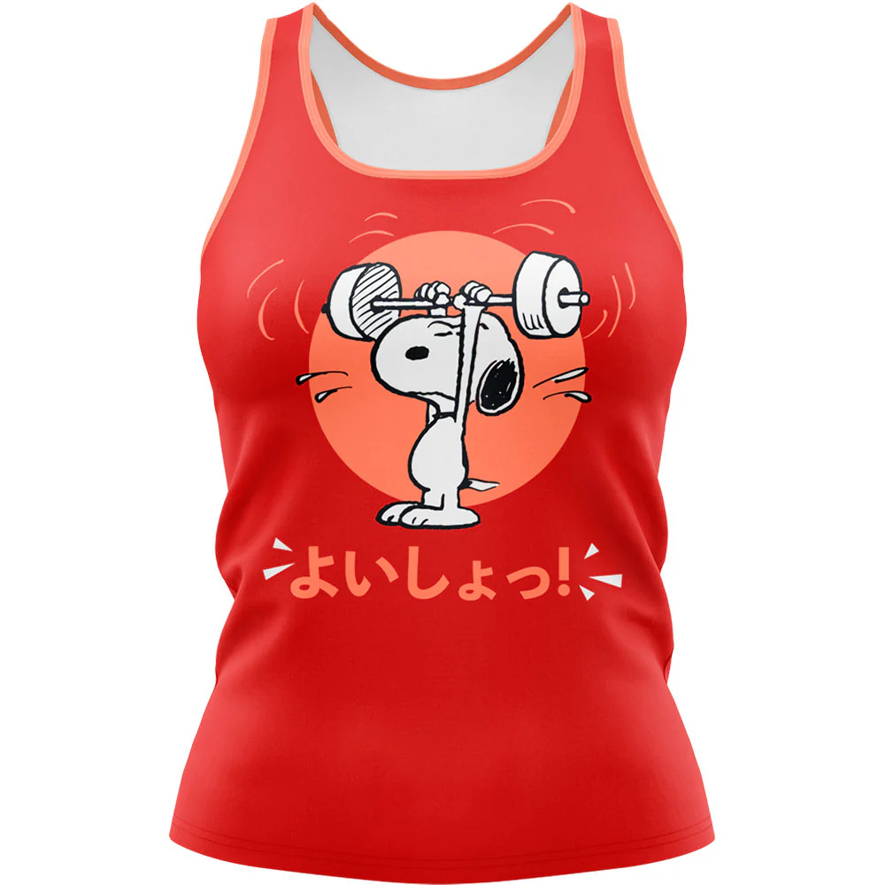 Playera Sin Mangas Snoopy Gym - Image 2
