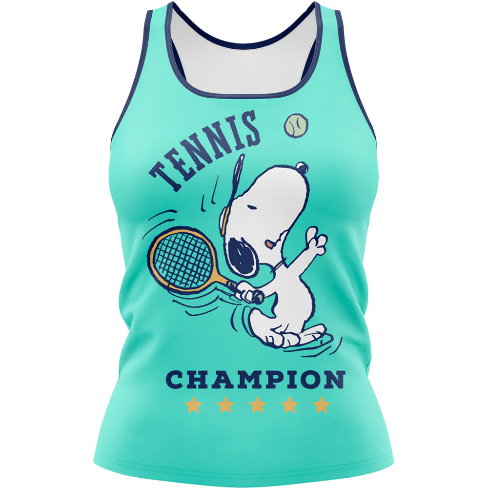 Playera Sin Mangas Snoopy Tennis Champion - Image 2