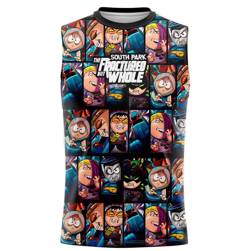 Playera Sin Mangas South Park Súper Heroes