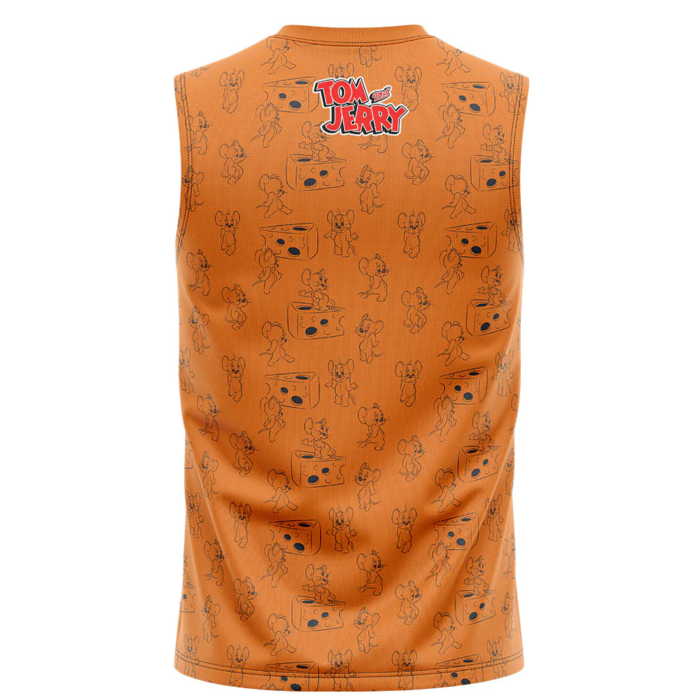 Playera Sin Mangas Tom y Jerry Queso - Image 4