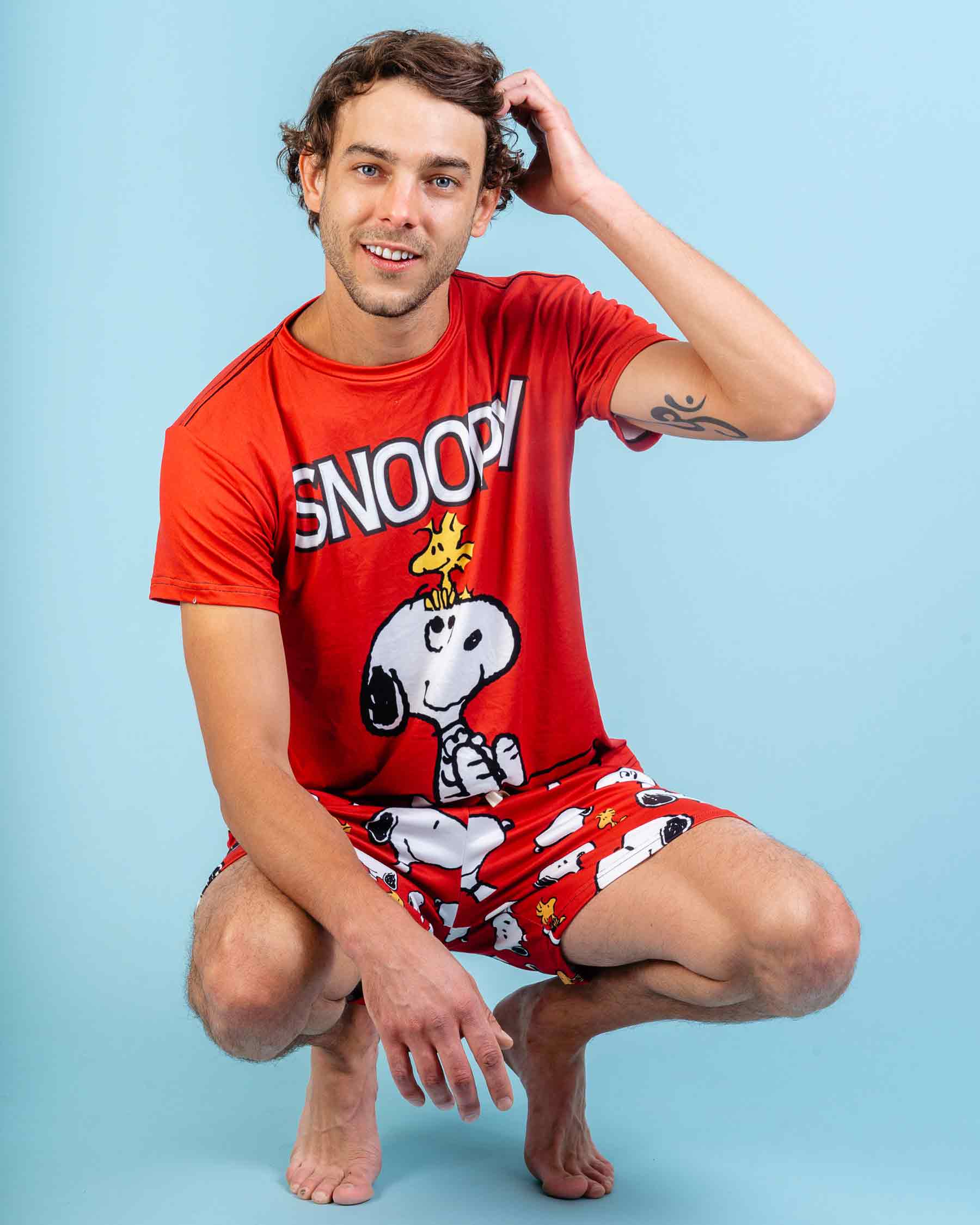 Playera Snoopy and Woodstock Red - Image 3