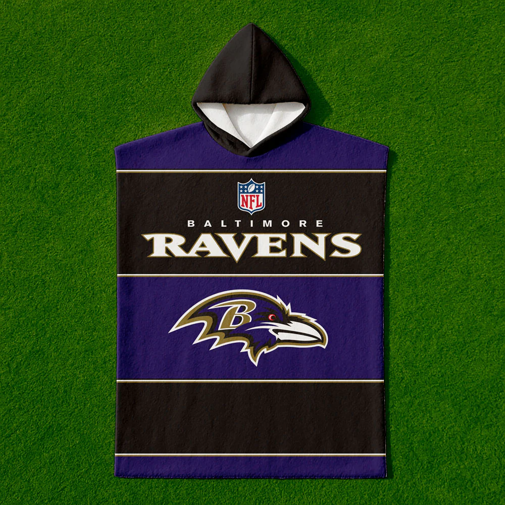 Poncho Toalla Baltimore Ravens